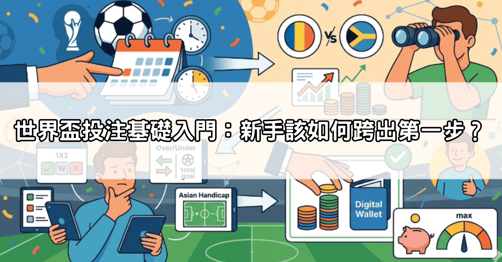 世界盃投注基礎入門：新手該如何跨出第一步？