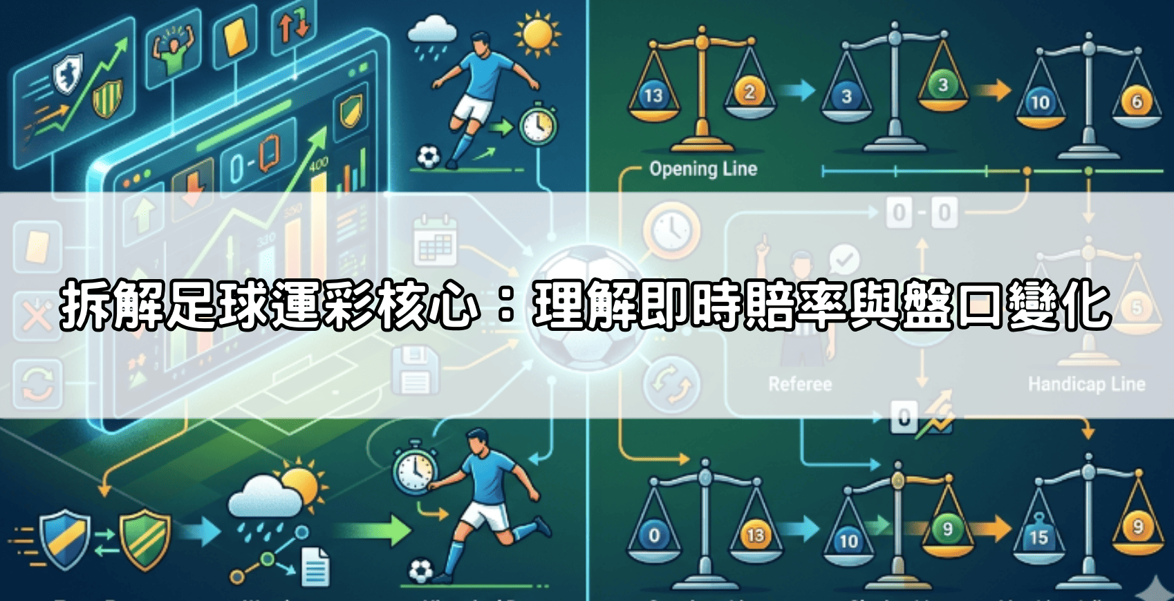 拆解足球運彩核心：理解即時賠率與盤口變化