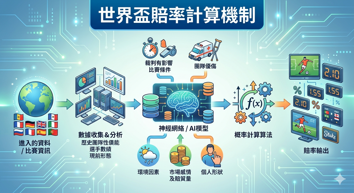 世界盃賠率計算機制